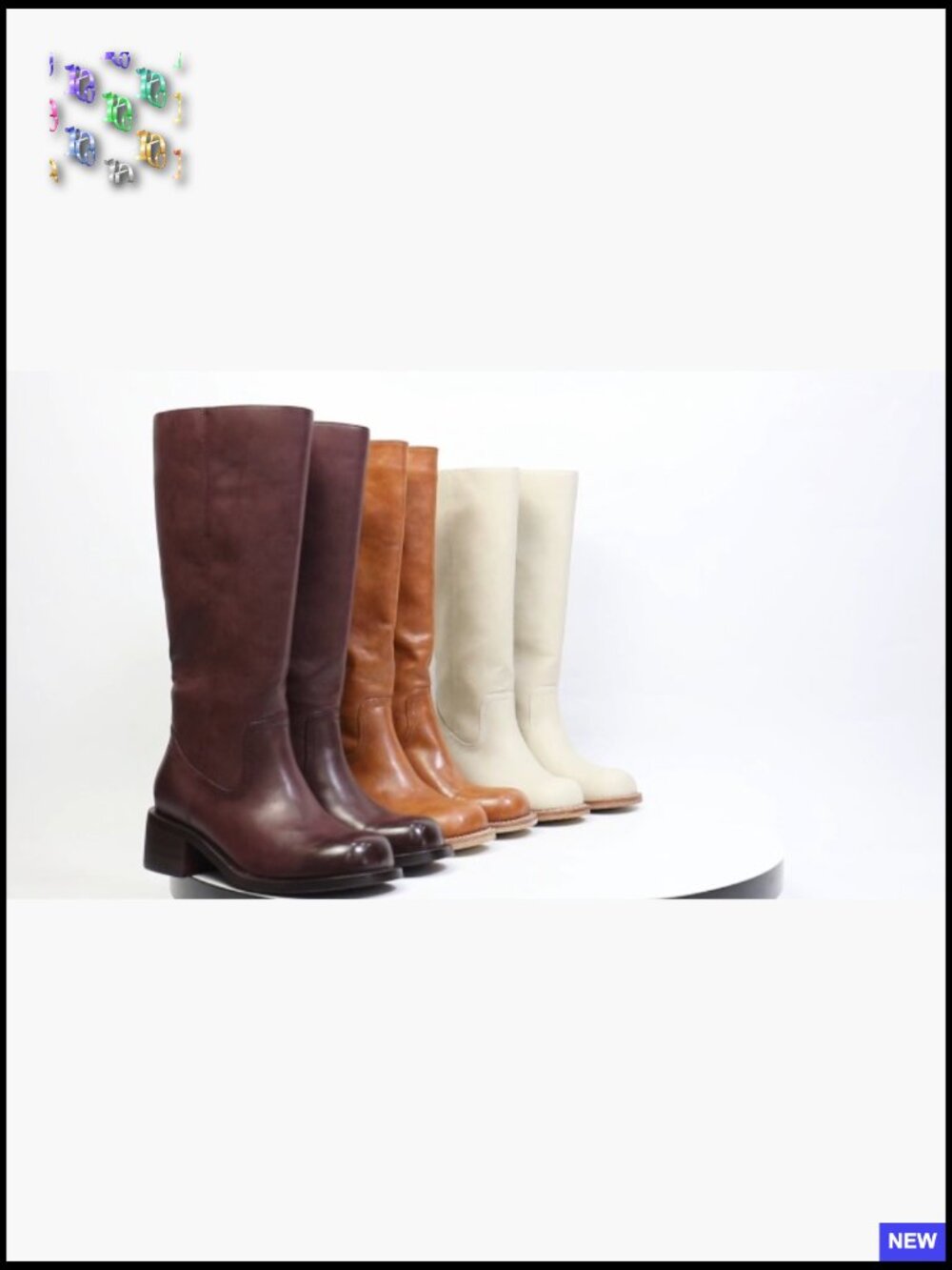 Knee High Block Heel Square Toe Boots Comfortable Low Heel Chic Winter Pull On - Picture 6 of 7